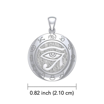 Eye of the Universe 14K White Gold Pendant WTP1584 - Jewelry